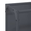 vidaXL Brennholzregal Anthrazit 25x25x80 cm Kaltgewalzter Stahl