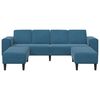 vidaXL Wohnzimmer Couch 3 pcs Blau