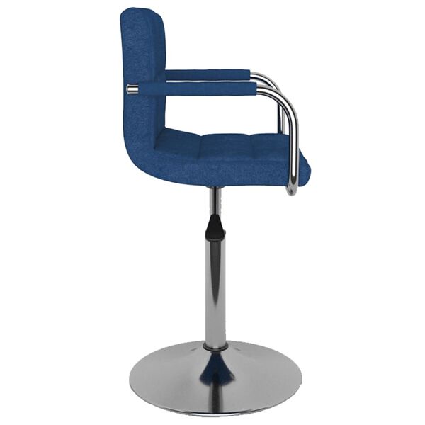 vidaXL Esszimmerstuhl Blau Stoff