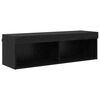 vidaXL TV-Wandregal-Set 5 pcs Schwarz Eichen-Optik Holzwerkstoff