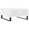vidaXL Couchtisch Wei&szlig; 60x60x30 cm Holzwerkstoff