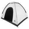 vidaXL Campingzelt 2 Personen Wei&szlig; Blackout Acier P/Taffeta