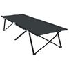 vidaXL Klapp Schlafbett f&uuml;rs Camping Schwarz 206 x 76 x 74 cm