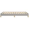 vidaXL Bettgestell ohne Matratze Hellgrau 120x200 cm Stoff
