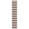 vidaXL Doppelrollo Braun 45x200 cm Stoffbreite 40,9 cm Polyester