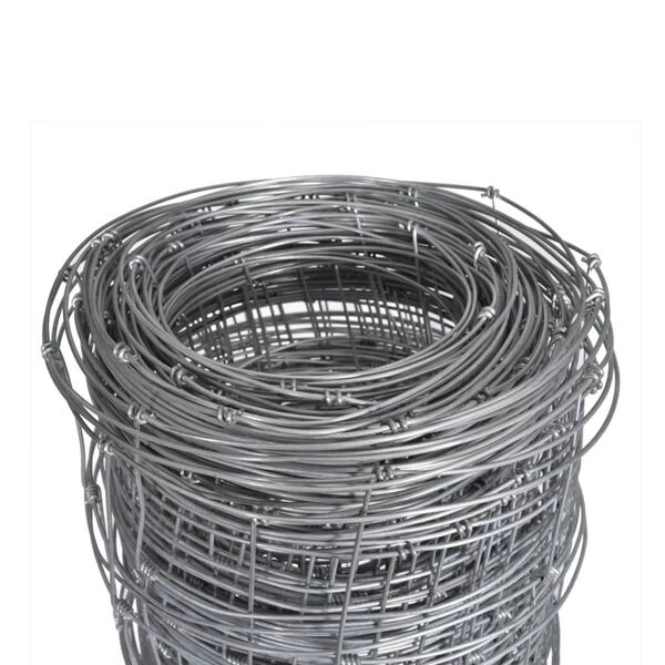 vidaXL Gartenzaun Verzinkter Stahl 50 m 80 cm