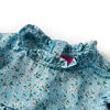 Kinderkleid mit langen &Auml;rmeln Blau 116
