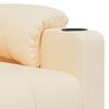 vidaXL Massagesessel Creme Stoff