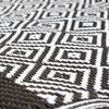 Bo-Camp Au&szlig;enteppich Chill mat Beach 1,8&times;1,2 m Schwarz und Wei&szlig;
