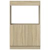 vidaXL Highboard Sonoma-Eiche 63x33x100 cm Holzwerkstoff