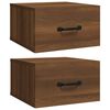 vidaXL Wand-Nachttische 2 Stk. Sonoma-Eiche 35x35x20 cm