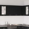 vidaXL H&auml;ngeschrank Lyon Schwarz Eichen-Optik 80 x 31 x 60 cm
