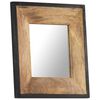 vidaXL Spiegel 50x50 cm Mango Massivholz