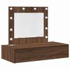 vidaXL Schminktisch Braun 83 x 40 x 70 cm Holzwerkstoff