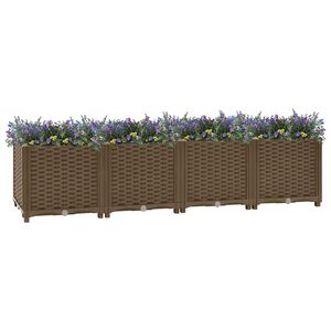 vidaXL Hochbeet 160 x 40 x 38 cm Polypropylen