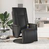 vidaXL Schwenkbarer Massagesessel Schwarz 71 x 90 x 105 cm Kunstleder