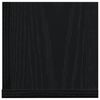 vidaXL Wandregale 2 Stk. Schwarz 75x16,5x16,5 cm Holzwerkstoff