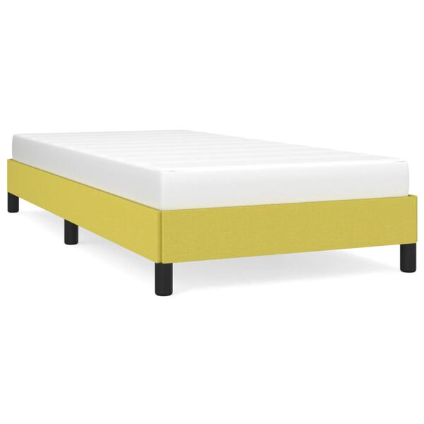 vidaXL Bettgestell Gr&uuml;n 90x200 cm Stoff