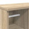 vidaXL Badezimmerschrank mit Rollenhalter Sonoma-Eiche 39x22x90 cm