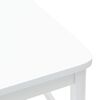 vidaXL Esszimmerst&uuml;hle 2 pcs Wei&szlig; 48 x 49 x 95 cm Massives Gummiholz