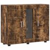 vidaXL Holzschrank Ger&auml;ucherte Eiche Holzwerkstoff