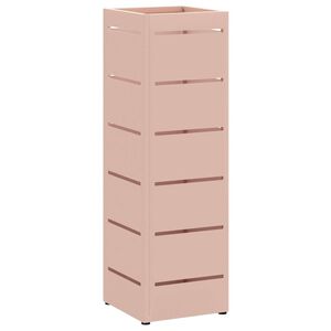 vidaXL Regenschirmst&auml;nder mit Speicher Rosa 15,5 x 15,5 x 49 cm Stahl
