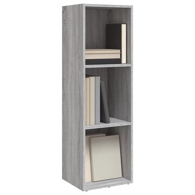 vidaXL Bücherschrank/TV-Schrank Grau Sonoma 36x30x114 cm Holzwerkstoff