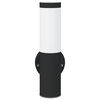 vidaXL Au&szlig;enwandleuchte 2 pcs Schwarz 15 x 7,5 x 33 cm