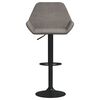 vidaXL Barhocker 2 Stk. Hellgrau Samt