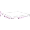 vidaXL Regalbrett 4 pcs Braun 40 x 40 x 1,5 cm Holzwerkstoff