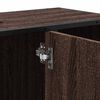 vidaXL Waschbeckenunterschrank Braun Eichen-Optik 80x33x60 cm