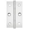 vidaXL Scharnier Uni 899 pcs Silber 58 x 35 x 1 mm Stahl