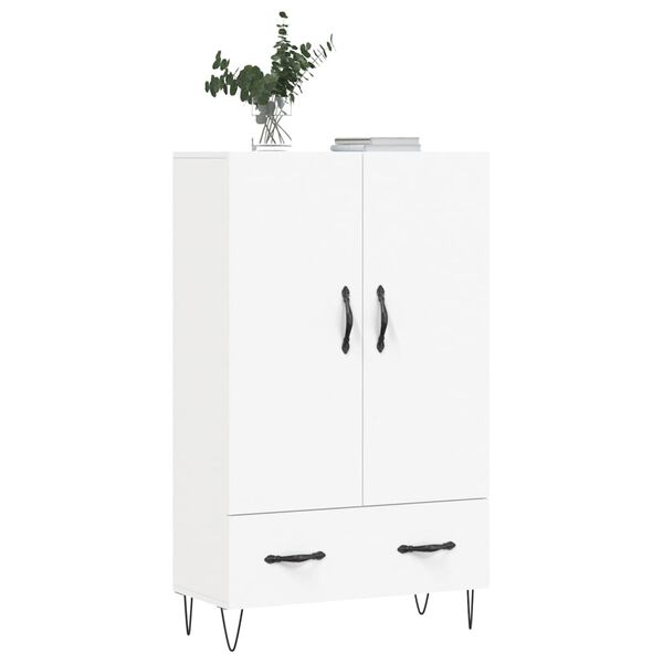 vidaXL Highboard Wei&szlig; 69,5x31x115 cm Holzwerkstoff