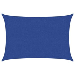 vidaXL Sonnensegel 160 g/m&sup2; Blau 2x2,5 m HDPE