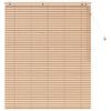 vidaXL Jalousie Eichenoptik 130 x 160 cm 35 mm Massives Paulownia-Holz