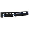 vidaXL TV-Schr&auml;nk 3 pcs Schwarz Eichen-Optik 290 x 36,5 x 40 cm
