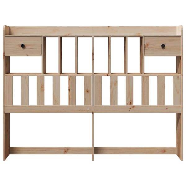vidaXL Kopfteil mit Stauraum 160 cm Massivholz Kiefer