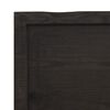 vidaXL Tischplatte 100x60x(2-4) cm Massivholz Behandelt Baumkante