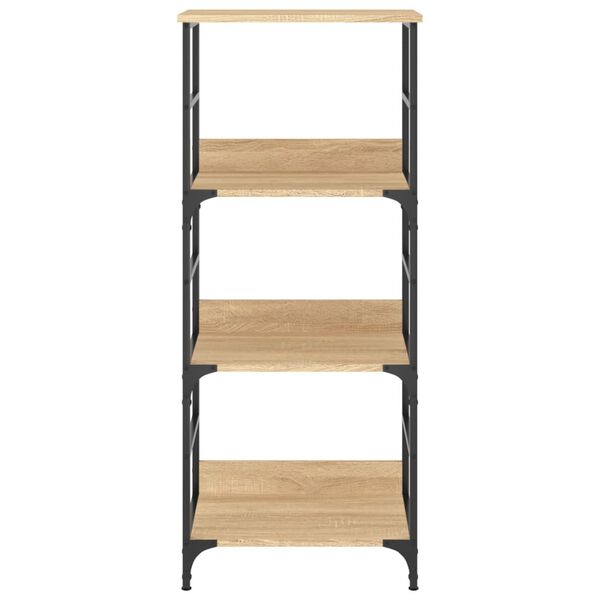 vidaXL B&uuml;cherregal Sonoma-Eiche 50x33x117,5 cm Holzwerkstoff
