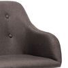 vidaXL Schaukelstuhl Taupe Stoff