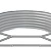 vidaXL Hochbeet Verzinkter Stahl 322x100x36 cm Anthrazit
