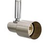 vidaXL Deckenstrahler mit Strahlern Nickel 176,5 x 9,5 x 14 cm Stahl