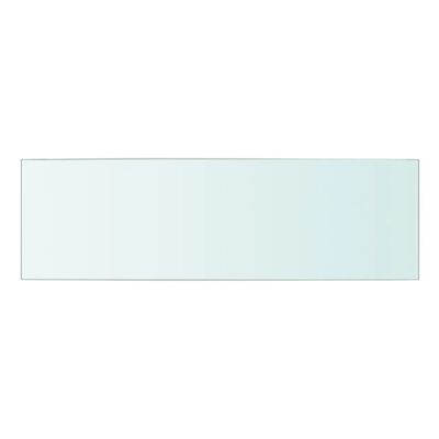 vidaXL Regalböden 2 Stk. Glas Transparent 50 x 15 cm