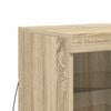 vidaXL Sideboard mit LED-Leuchten Sonoma-Eiche 41x37x67 cm