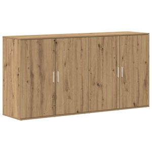 vidaXL Sideboard 2 stk. Artisan-Eiche 79 x 38 x 80 cm Holzwerkstoff