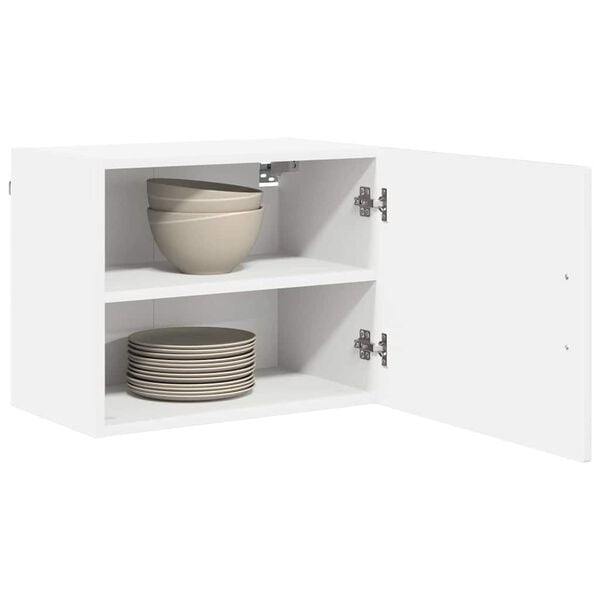 vidaXL K&uuml;chenschrank Hochglanz Wei&szlig; 50 x 31 x 40 cm Holzwerkstoff