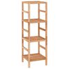 vidaXL Badregal 35,5x35,5x112,5 cm Massivholz Nussbaum