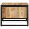 vidaXL Couchtisch 70x50x38 cm Raues Massivholz Mango