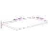 vidaXL Tischplatte mit Baumkante 100x60x3,8 cm Massivholz Mango