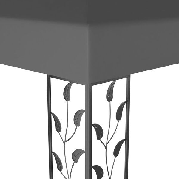 vidaXL Pavillon 3&times;6 m Anthrazit